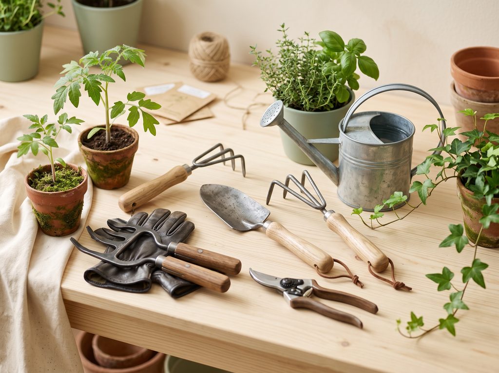 Gartenwerkzeuge für die Pflege von Pflanzen und Garten