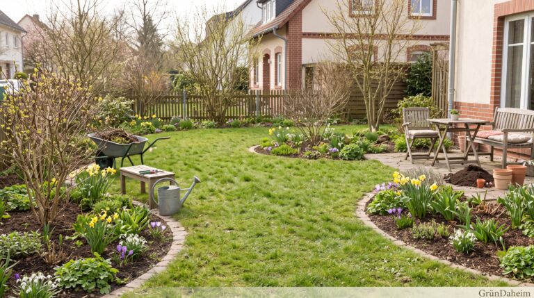 Garten im Frühling