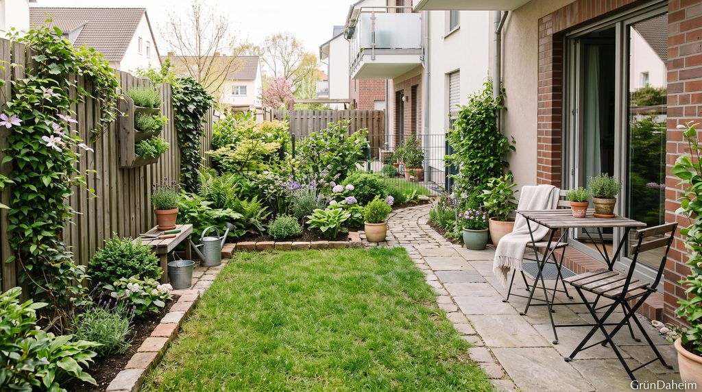 Kleinen Garten gemütlich und praktisch gestalten