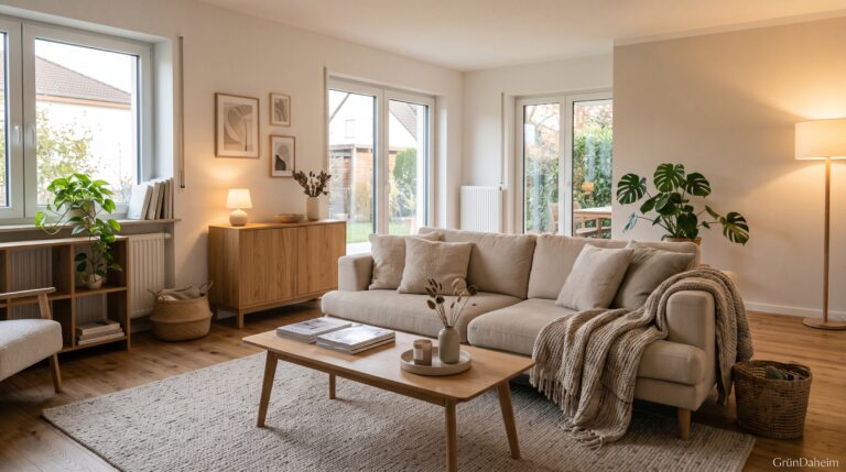 Wohnzimmer gemütlich gestalten